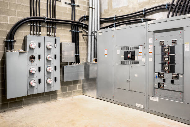 Service entrance with conduit wiring