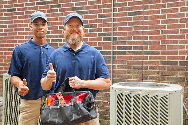 HVAC professionals ready for service